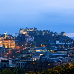 Edinburgh City at night