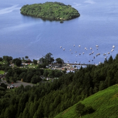 View of Balmaha from Conic Hill