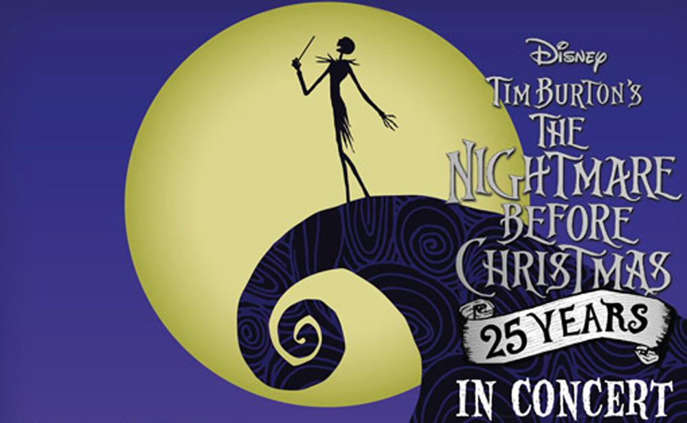 Poster for Disney's Nightmare Before Christmas in Concert