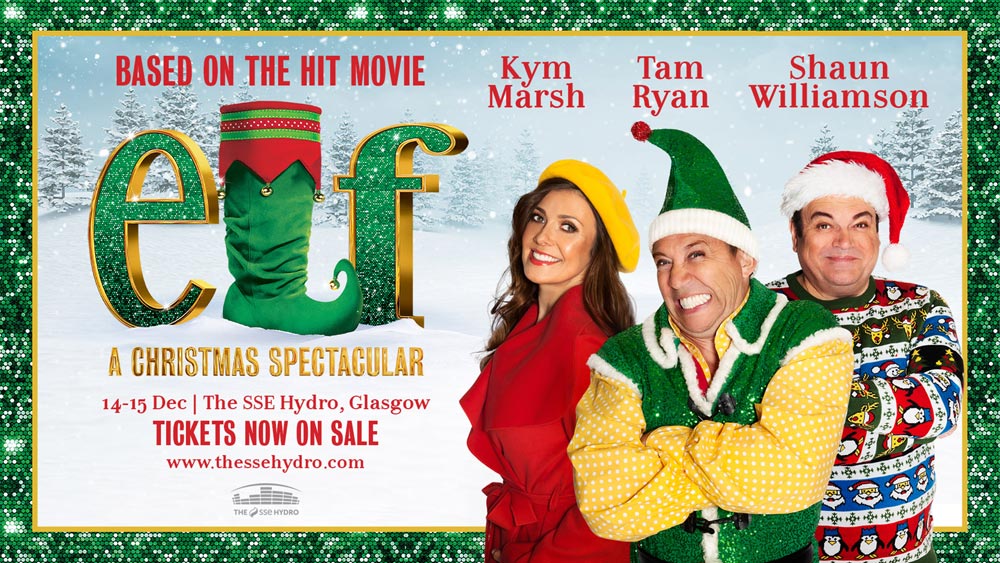 Poster for Elf Christmas Spectacular Glasgow