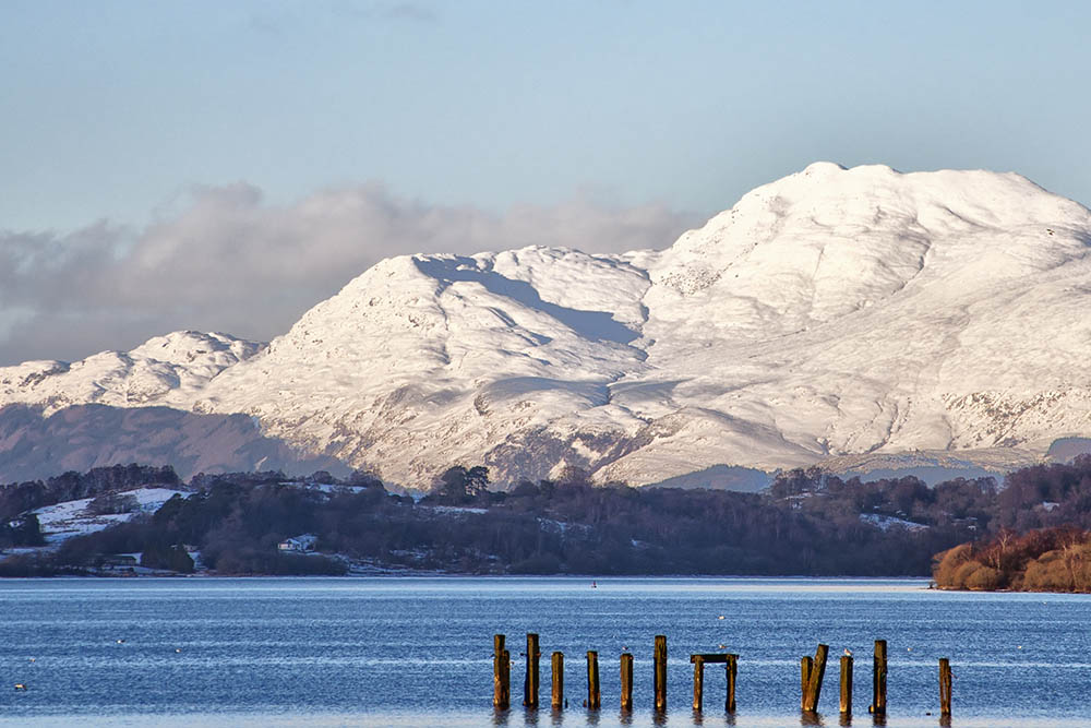 snow on ben lomond