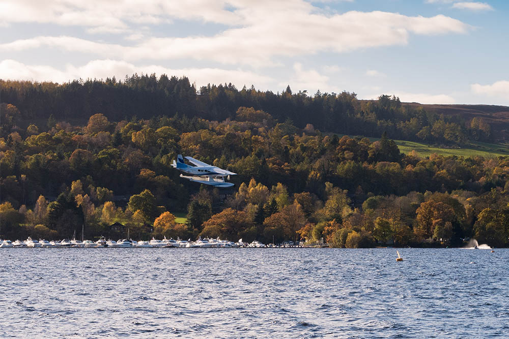 seaplane on Loch Lomond