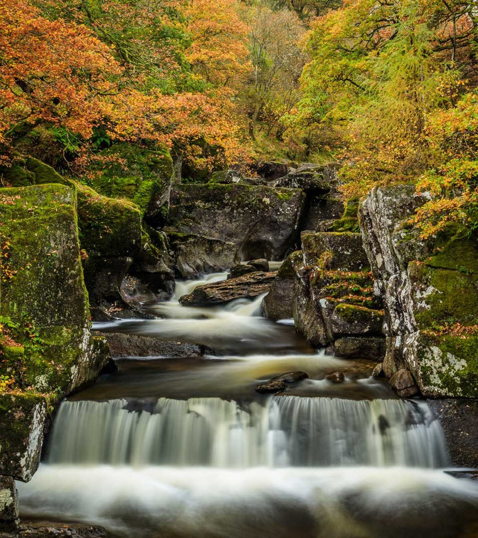 Bracklinn Falls in Autumn