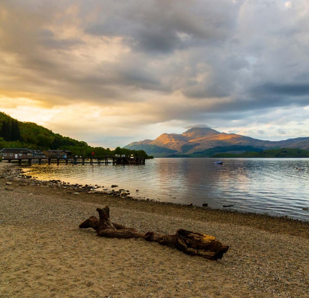 Luss shore, Loch Lomond, Scotland