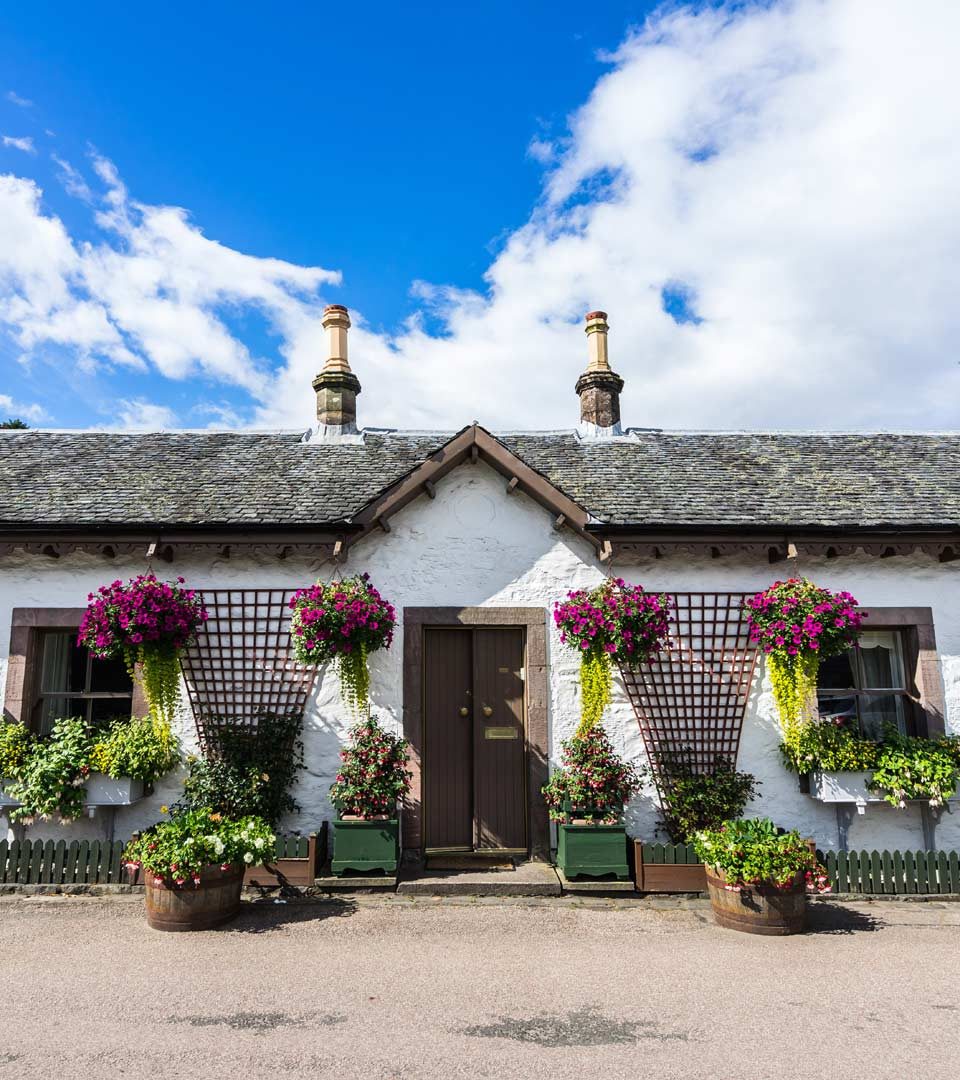 Pretty cottage in Luss Scotland