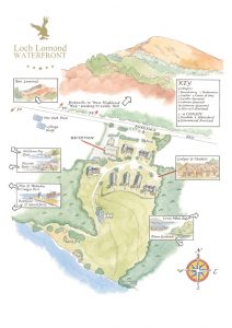 Loch Lomond Waterfront site map