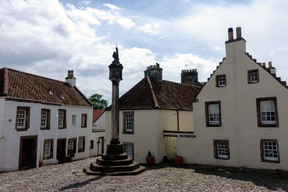 Market square in Culross, Fife