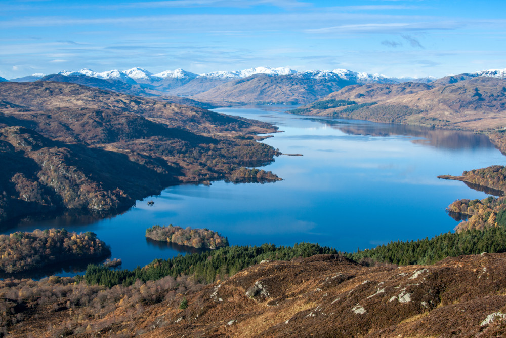 View of Loch Katrine in the Trossachs