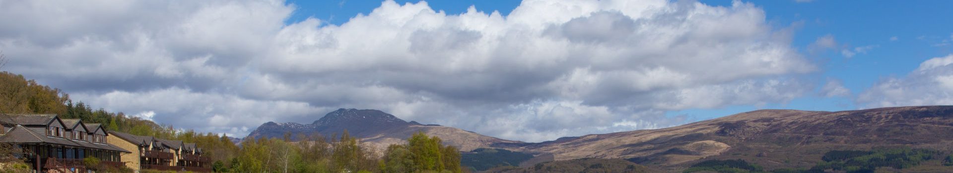 Clouds over Loch Lomond in Scotland