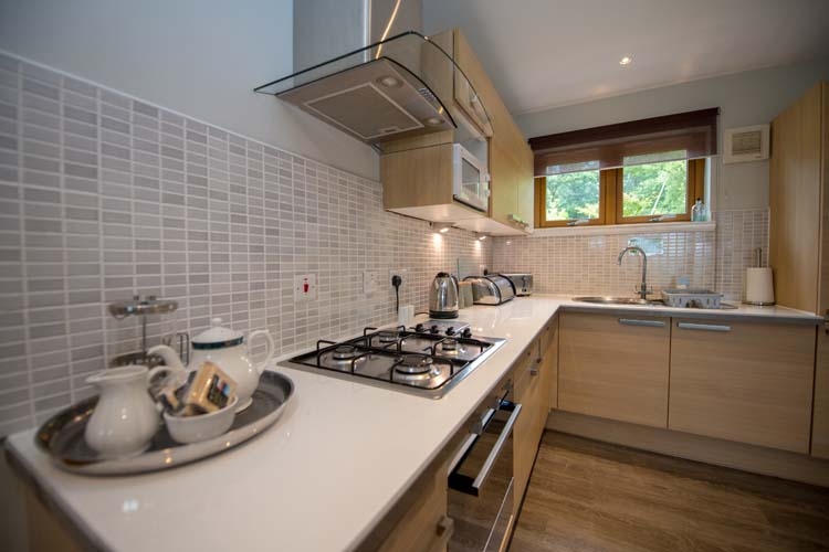 A Lodge Kitchen  at Loch Lomond Waterfront