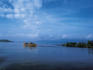 Balmaha mail boat Loch Lomond