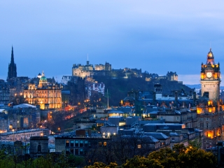 Edinburgh City at night