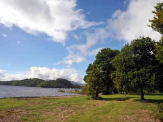 The shores of Loch Lomond at Loch Lomond Waterfront