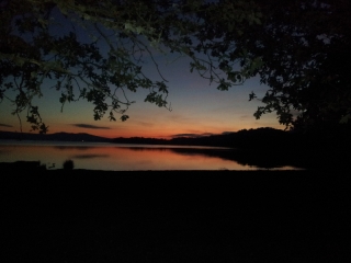 Sunset over Loch Lomond at Loch Lomond Waterfront