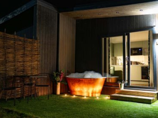 Loch Lomond wilderness wellness holidays in Scotland. Our Cabins with Outdoor Bath...