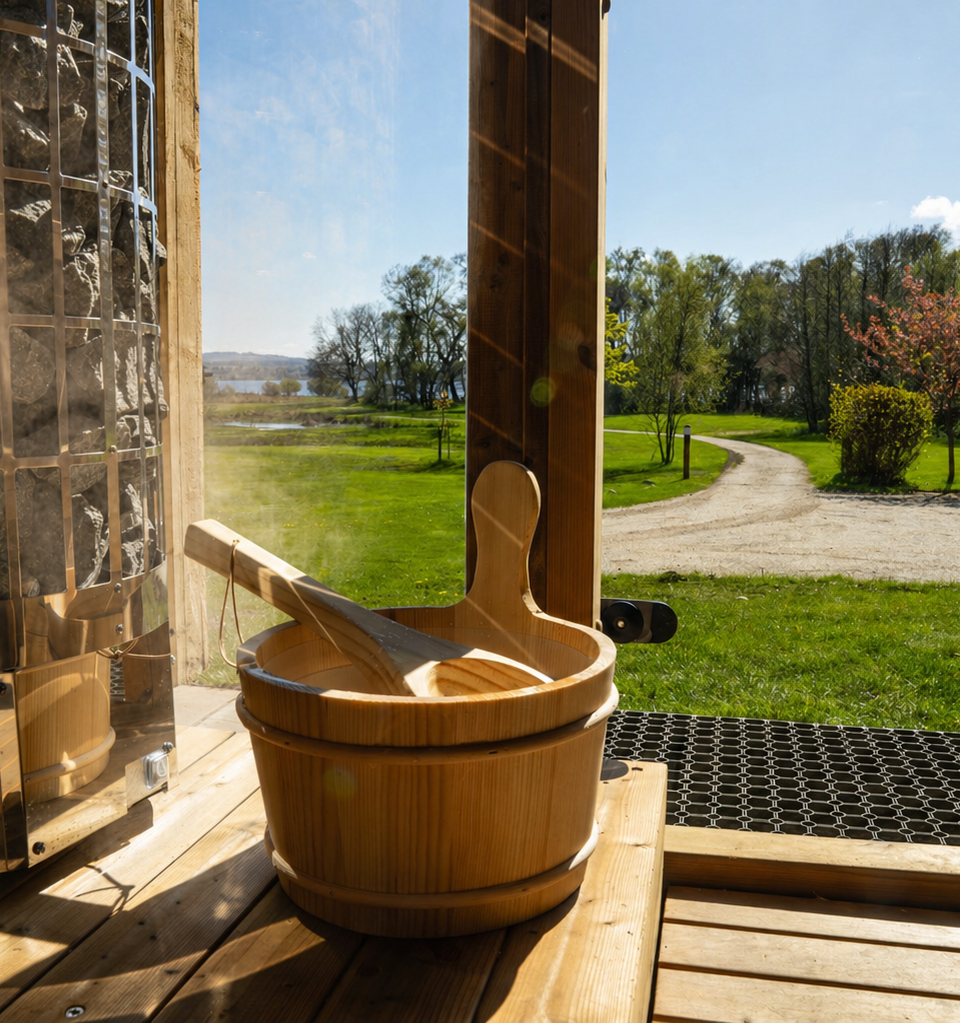 Loch Lomond wild sauna holidays surrounded by nature.